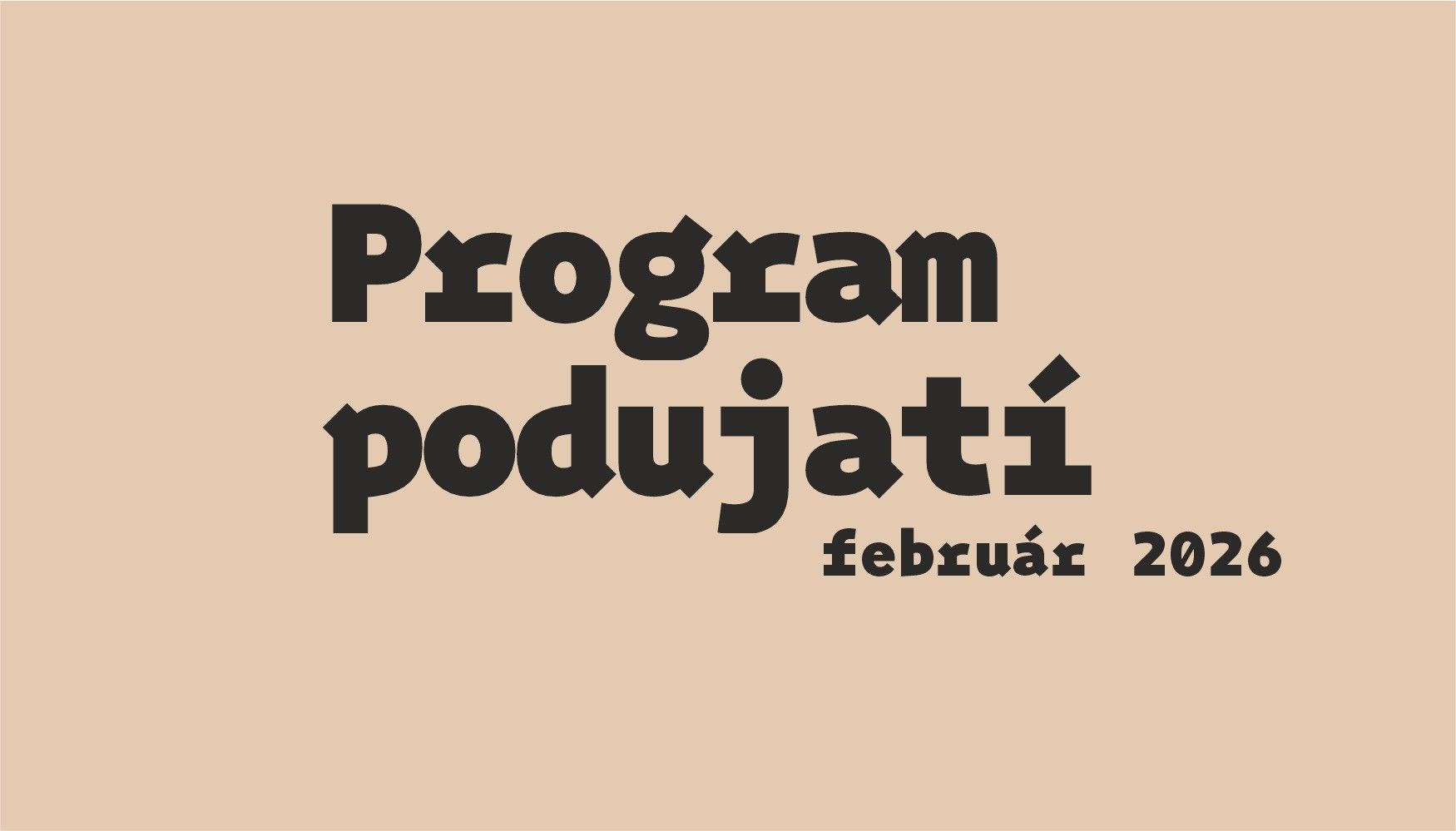 Baner - program podujatí február 2026